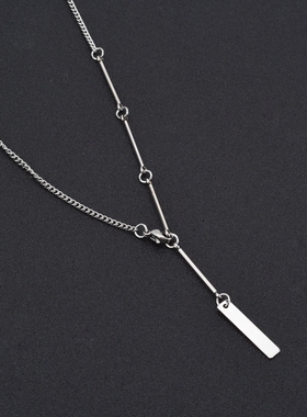 李汶翰同款颈链男生周边不锈钢