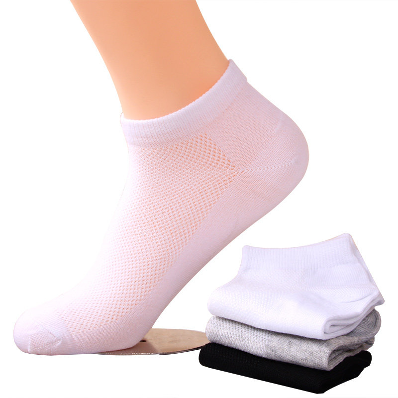 袜子男士短袜夏季薄款纯白色船袜透气网眼短筒春夏天低帮浅口男袜,淘宝优惠券,粉丝福利购,淘宝优惠卷