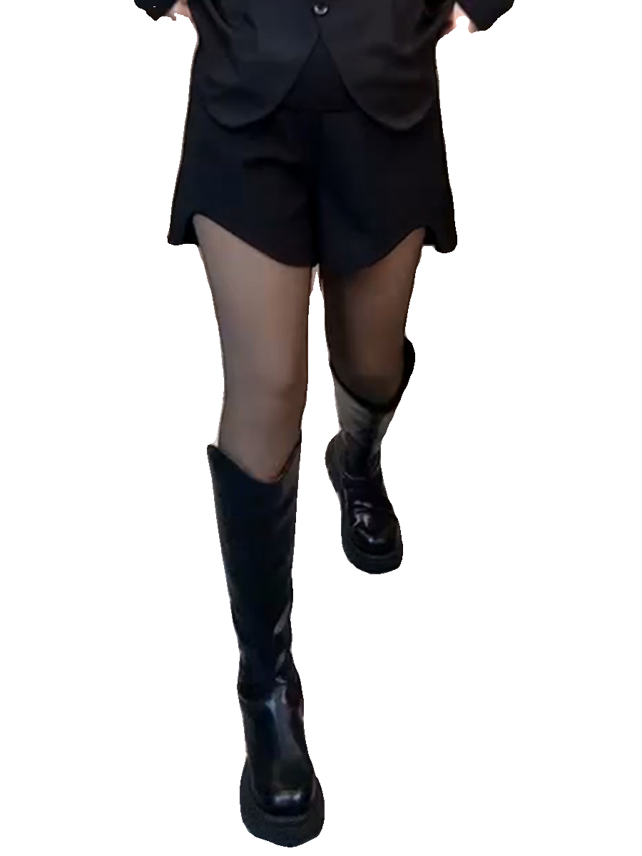 胖mm秋冬新款大码女装气质显瘦裤子气质显瘦减龄不规则高腰潮短裤,淘宝优惠券,粉丝福利购,淘宝优惠卷