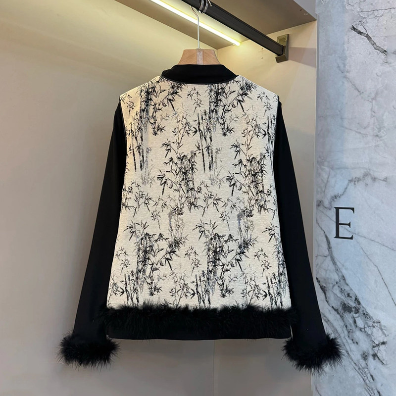 2025冬季新款大码女装胖MM复古高级国风竹子设计气质别致内搭马甲,淘宝优惠券,粉丝福利购,淘宝优惠卷