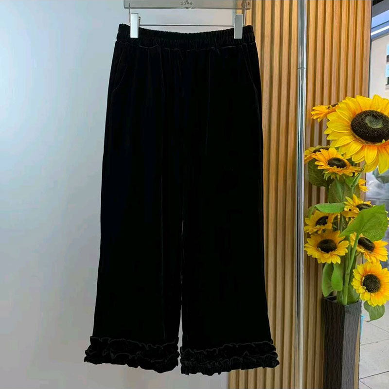 2026新款大码女装韩版时尚蕾丝花边马甲背心打底衫百搭裤子套装女,淘宝优惠券,粉丝福利购,淘宝优惠卷