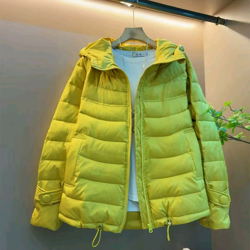 冬季新款韩版连帽抽绳夹棉棉服外套胖妹妹大码女装休闲百搭棉外衣,淘宝优惠券,粉丝福利购,淘宝优惠卷