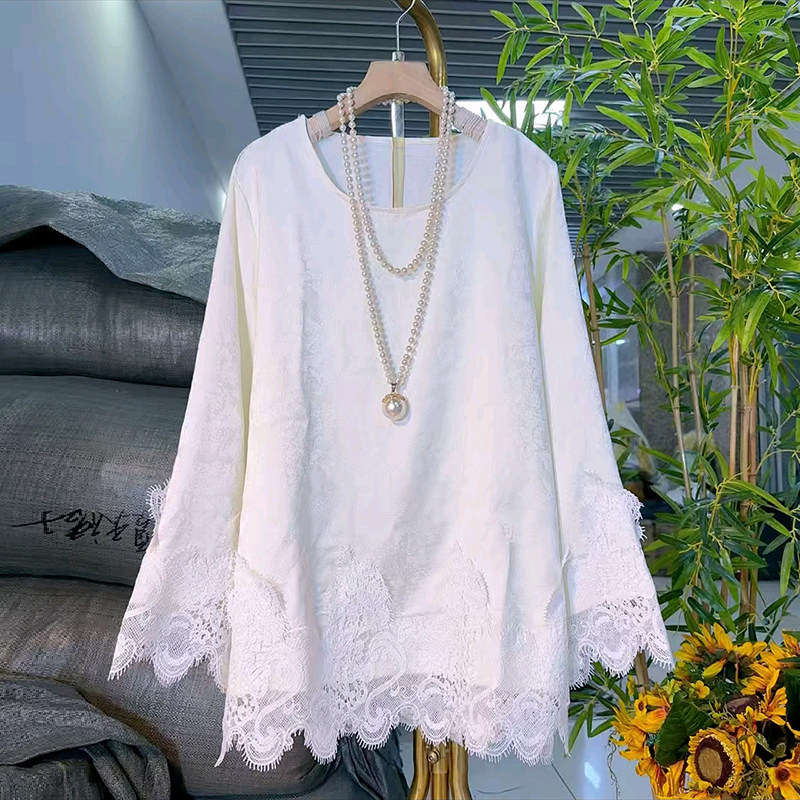 2025早秋减龄新款大码女装胖MM新中式国风刺绣马甲搭配醋酸蕾丝衫,淘宝优惠券,粉丝福利购,淘宝优惠卷