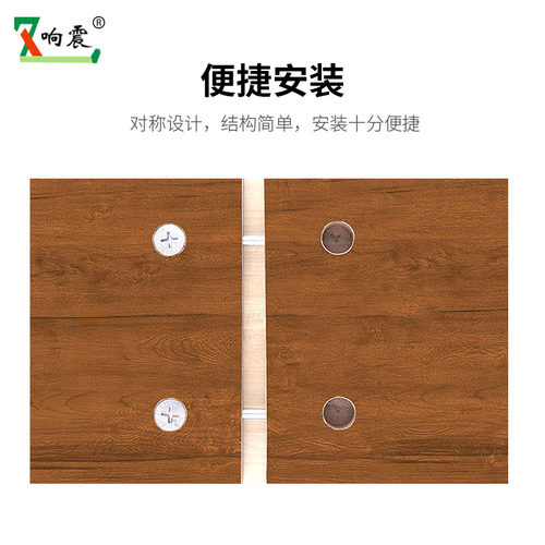 响震加厚90度可活动三合一连接件/螺丝/偏心轮/双头折杆84mm长度 - 图2