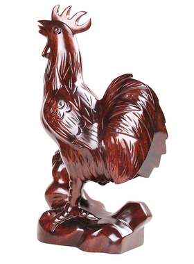 泰山慈航阁大号红色木雕