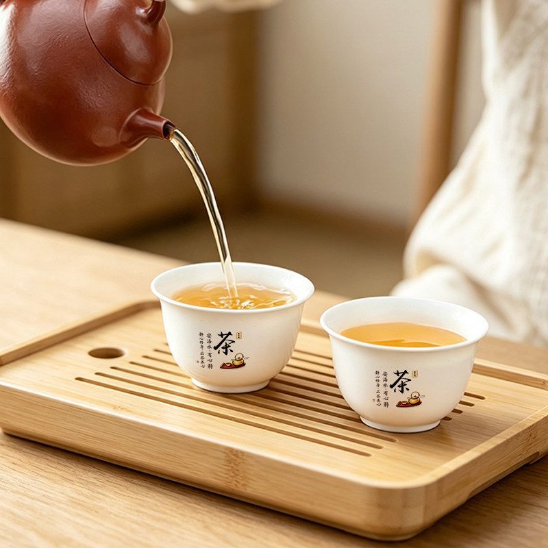 Disposable Kung Fu Tea Cup Tea Set Food Grade