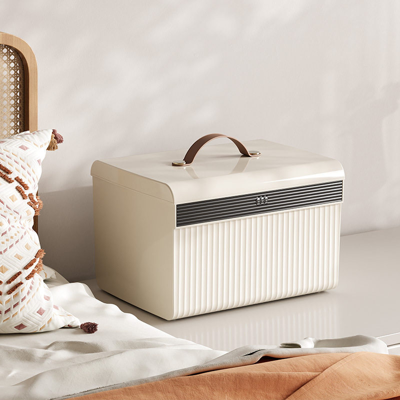 带锁收纳箱家用贵重物品储物箱保管隐私文件整理盒车载密码收纳,淘宝优惠券,粉丝福利购,淘宝优惠卷