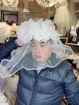 Beauty Plateau Startups Great Flower Fairy Airflower Ring Bridal Head Accessories Photoshoot to Write a True Foreign View Decent Film Shoot