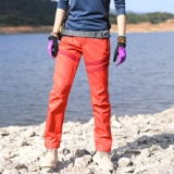 Дорожные бархатные утепленные водонепроницаемые дышащие износостойкие демисезонные штаны, большой размер