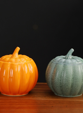 五洋陶瓷松果摆件家居装饰品