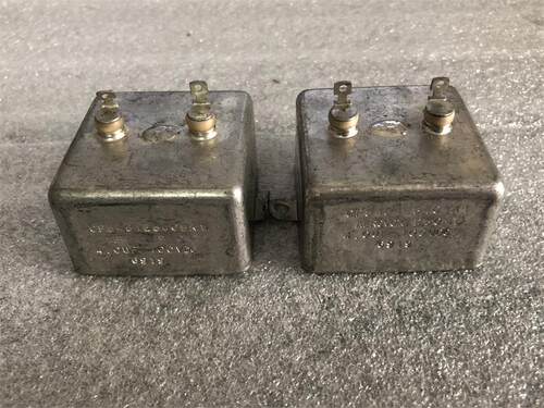 古董 美国AEROVOX 4UF 100V 405K 发烧胆机耦合油浸无极电容 - 图0