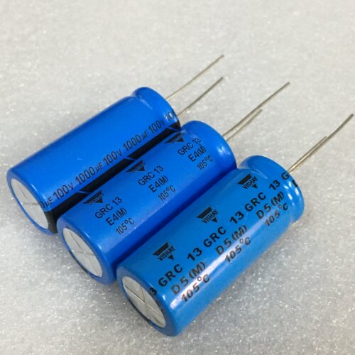 全新飞利浦GRC13 D5-M/E4-M 1000UF 100V 发烧直插音频滤波电容 - 图1