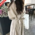 2019 phổ biến váy retro mùa hè Yamamoto qua đầu gối là rất bất tử Pháp platy ăn mặc nhỏ cotton tươi và váy lanh - Sản phẩm HOT