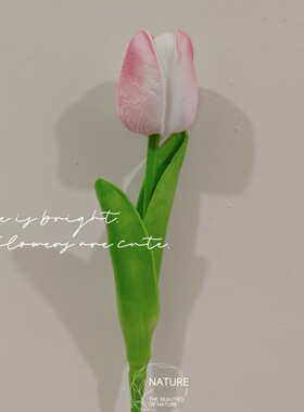 跨境英文玫瑰花郁金香仿真花车载花束汽车装饰摆件车顶尾家居装扮