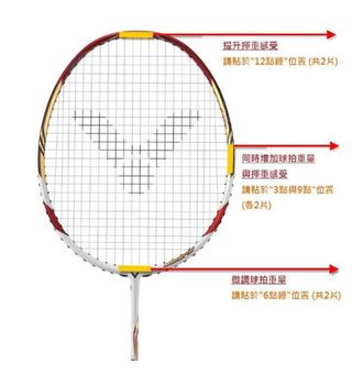 POWERTI badminton racket weighted piece badminton racket balance piece H-type industrial type 0.5g silicone racket headline sticker free shipping