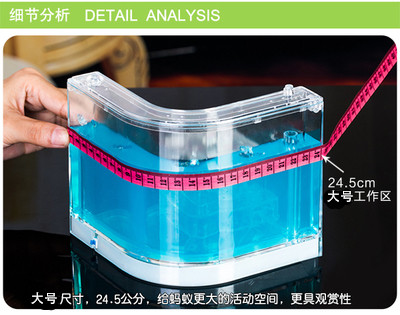 可选大小宠物玩具蚂蚁工坊生态巢超大城堡庄园屋别墅家园观察蚁后-图2