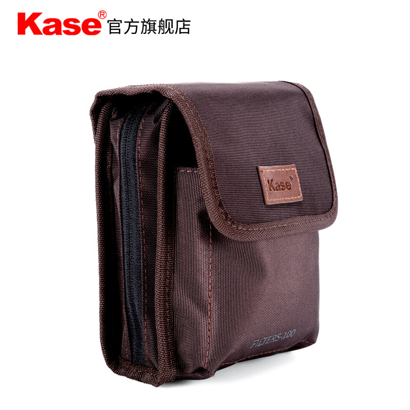 【旗舰店】Kase卡色 100mm方形帆布滤镜包 滤镜盒 可收纳100x150mm方形渐变镜 100x100方形减光镜及滤镜架