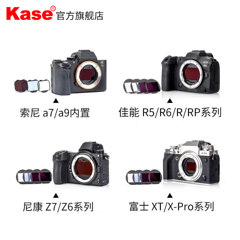 Kase卡色 相机内置滤镜 适用于尼康ZF Z5 Z7 Z6 Z6II z8z9全画幅微单数码相机CMOS保护滤镜ND减光镜抗光害