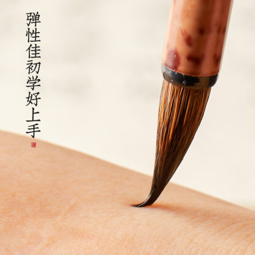 六品堂相见欢小楷毛笔狼毫兼毫套装蝇头小楷笔书法专业级国画瘦金体勾线笔初学者入门临摹专用小号练字湖笔 - 图2