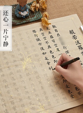 般若菠萝蜜多静心临摹抄经作品纸