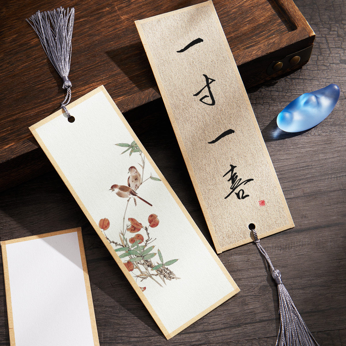 六品堂手工加厚楮笺书签手工DIY材料手绘卡纸楮皮宣纸空白手写学生小楷书法绘画古典中国风文创作品纸,淘宝优惠券,粉丝福利购,淘宝优惠卷