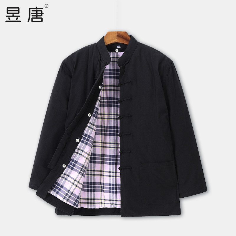 唐装棉袄男冬季加厚保暖中国风棉花袄中老年男装外套复古立领棉衣,淘宝优惠券,粉丝福利购,淘宝优惠卷