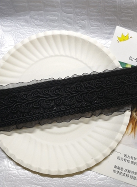 （28元包邮）黑色蕾丝花边刘海贴式头箍粘发箍发饰品碎发魔法贴