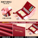 2025 new wallet women's short leather coin wallet niche exquisite high-end small wallet card bag soft cowhide leather