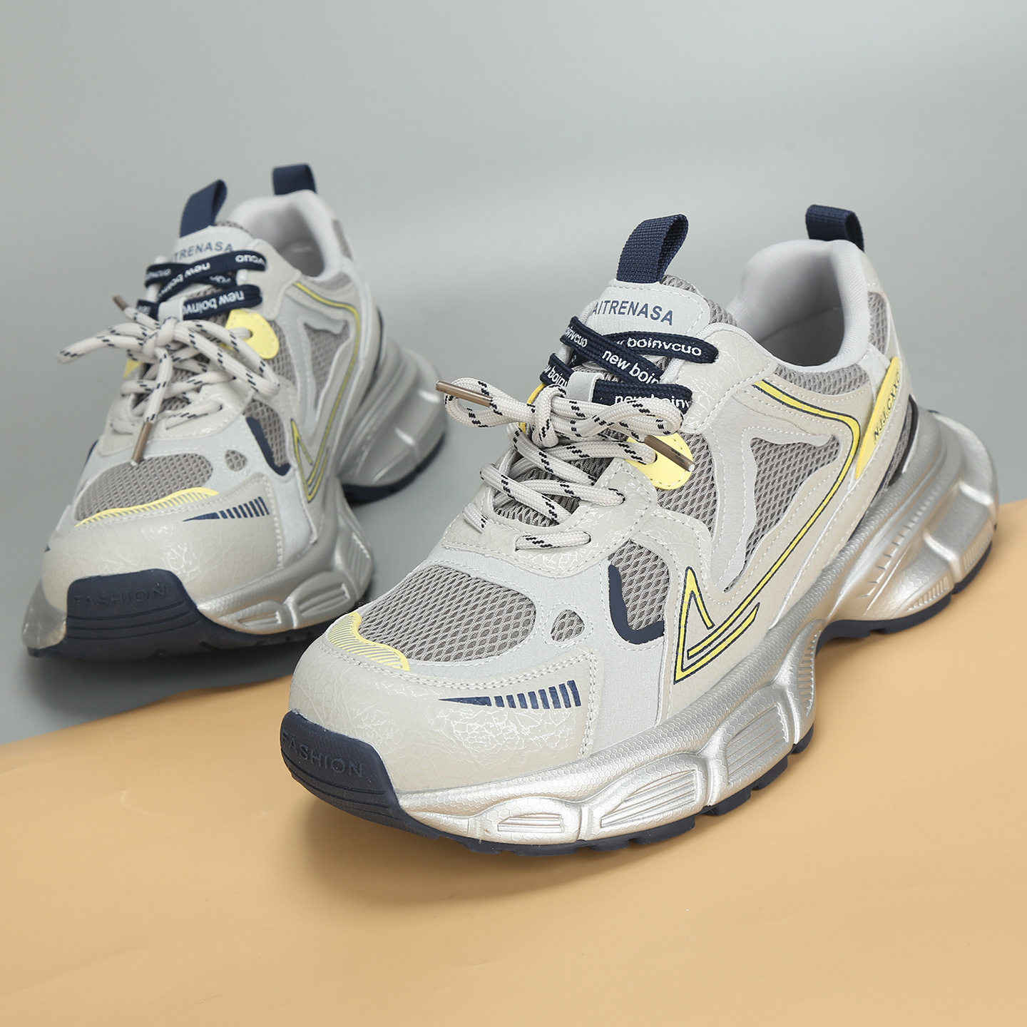 2026春季新款大码女鞋41到43加肥时尚运动休闲老爹鞋舒适大号单鞋,淘宝优惠券,粉丝福利购,淘宝优惠卷