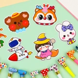 Свисток для мальчиков и девочек, вечернее платье, детский мультяшный мегафон, подарок на день рождения