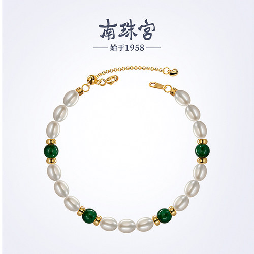 南珠宫新中式 淡水珍珠花式手链 C-S046SD-J - 图3