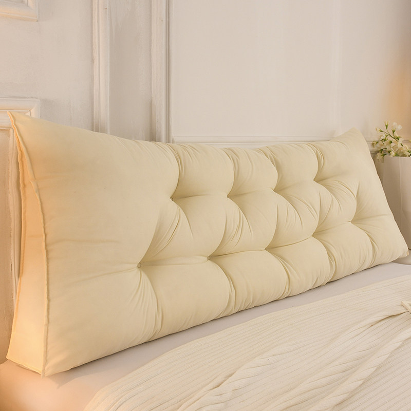 简约三角床头软包靠垫出租屋床上看书靠背榻榻米靠枕米黄免洗软垫,淘宝优惠券,粉丝福利购,淘宝优惠卷