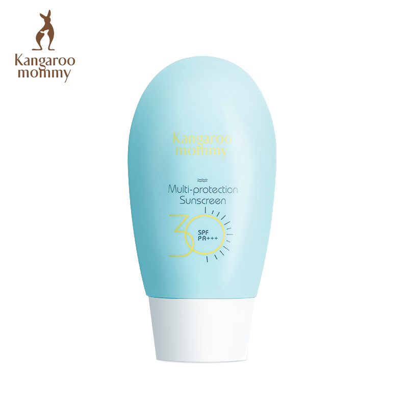 袋鼠妈妈孕妇防晒霜乳天然隔离纯 袋鼠妈妈防晒/隔离