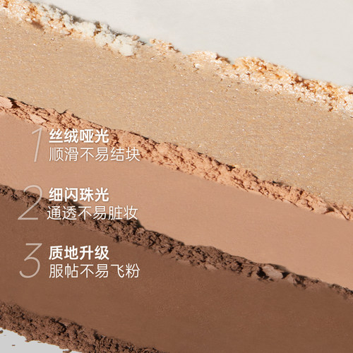 袋鼠妈妈备孕眼影盘四色妇女可用化妆品豆沙大地色哑珠光专用彩妆 - 图3