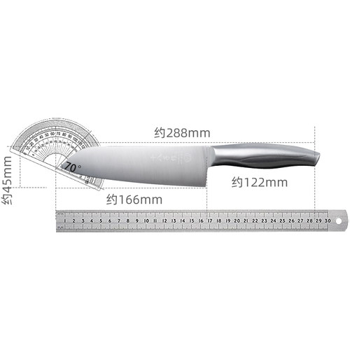 十八子作主厨刀 家用切菜刀水果刀厨房西式料理厨师刀多用刀具 - 图2