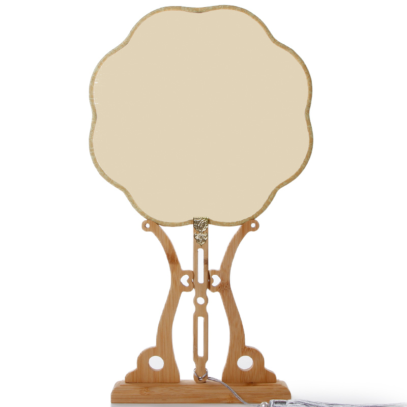 真丝团扇空白绫绢日式和风扇子熟宣绢面宫扇古风国画工艺扇刺绣扇,淘宝优惠券,粉丝福利购,淘宝优惠卷