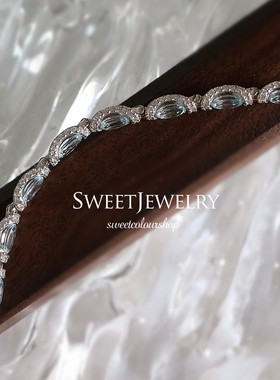 复古手链生日礼物托帕石