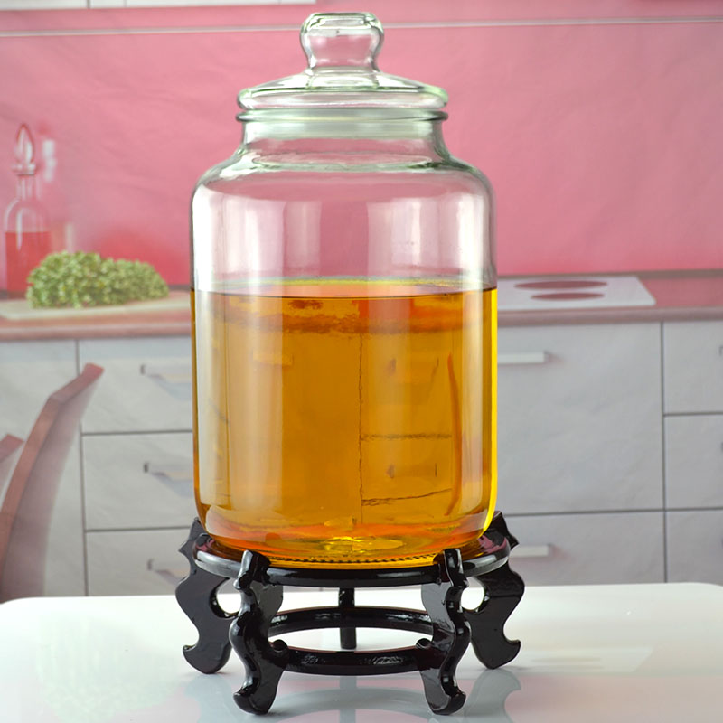 花生油桶食用油桶玻璃储油罐大容量家用装油瓶厨房茶油菜油香油壶