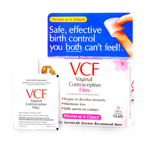现货 美国正品授权 VCF 9片装*3盒  女士专用避孕膜 隐形避孕膜 - 图3
