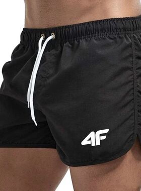 Men's Shorts 2025 Beach Trunks Summer Swim Gym Pants Quick