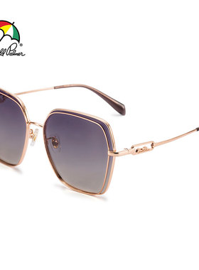 花雨伞太阳镜新款偏光镜韩版潮防紫外线女双框线显瘦墨镜AP11768