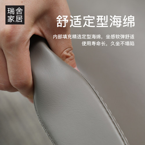 吧台椅家用椅子设计师款轻奢餐吧椅升降高脚椅简约高脚凳吧台凳 - 图3