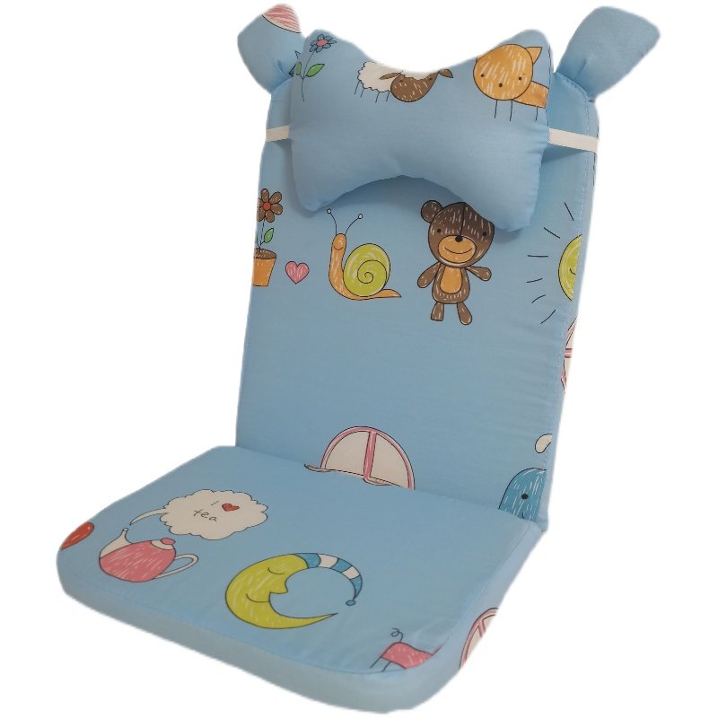 婴儿竹编藤椅车纯棉靠垫宝宝餐椅通用凉席坐垫儿童推车冰丝垫夏季,淘宝优惠券,粉丝福利购,淘宝优惠卷