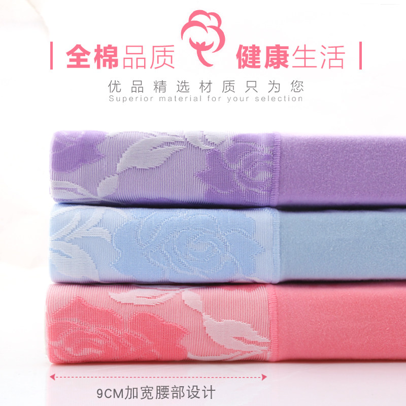 浪莎女士纯棉质面料中腰性感内裤 仙痕服饰内裤