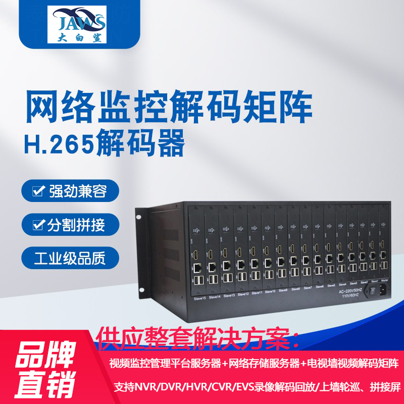 高清网络多屏输出解码器矩阵DS-6A12UD/6A16UD/6916UD/6912UD-图2