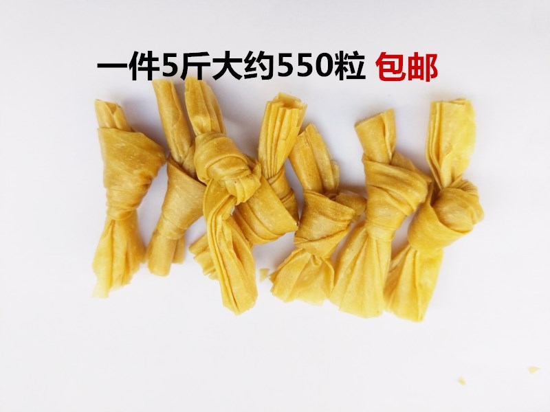 包邮豆扣豆皮豆结5斤人造肉大豆蛋白肉豆制品火锅麻辣烫腐竹结-图2