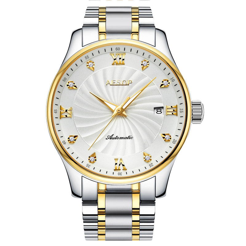 2020新款伊索全自动男士防水机械表 aesop力亚国产腕表