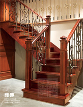 Lanting Santa Fe Solid Wood Metal Stairs