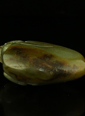 一口价 天然新疆和田玉籽料 精雕 拍卖 把件 富贵长寿 送证书包邮