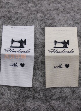 handmade通用领标棉带印标